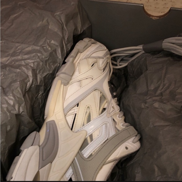 Balenciaga track 2 sneakers white & grey size 11 - Picture 2 of 11